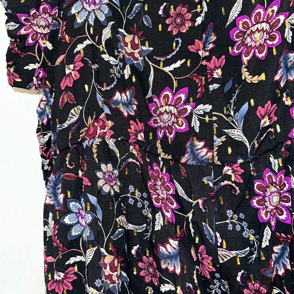 Lane Bryant Midi Floral Dress Size 24 - Picture 4 of 12